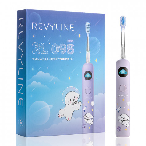 Электрическая звуковая зубная щетка Revyline RL 095 Kids, Lilac